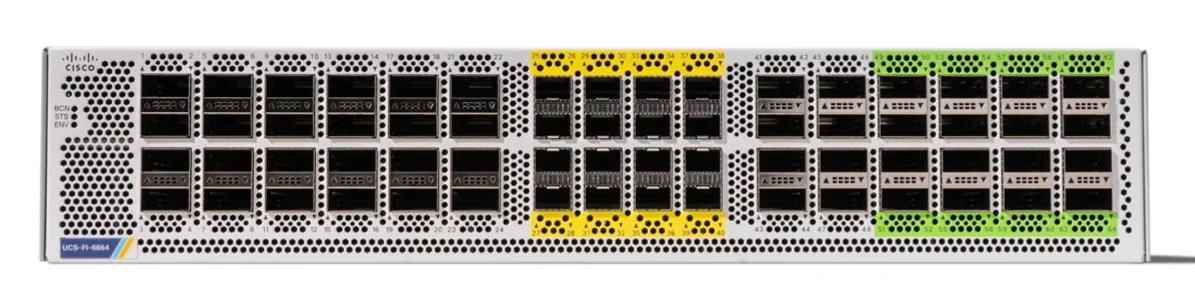 Cisco UCS 6600 Series Fabric Interconnect front view