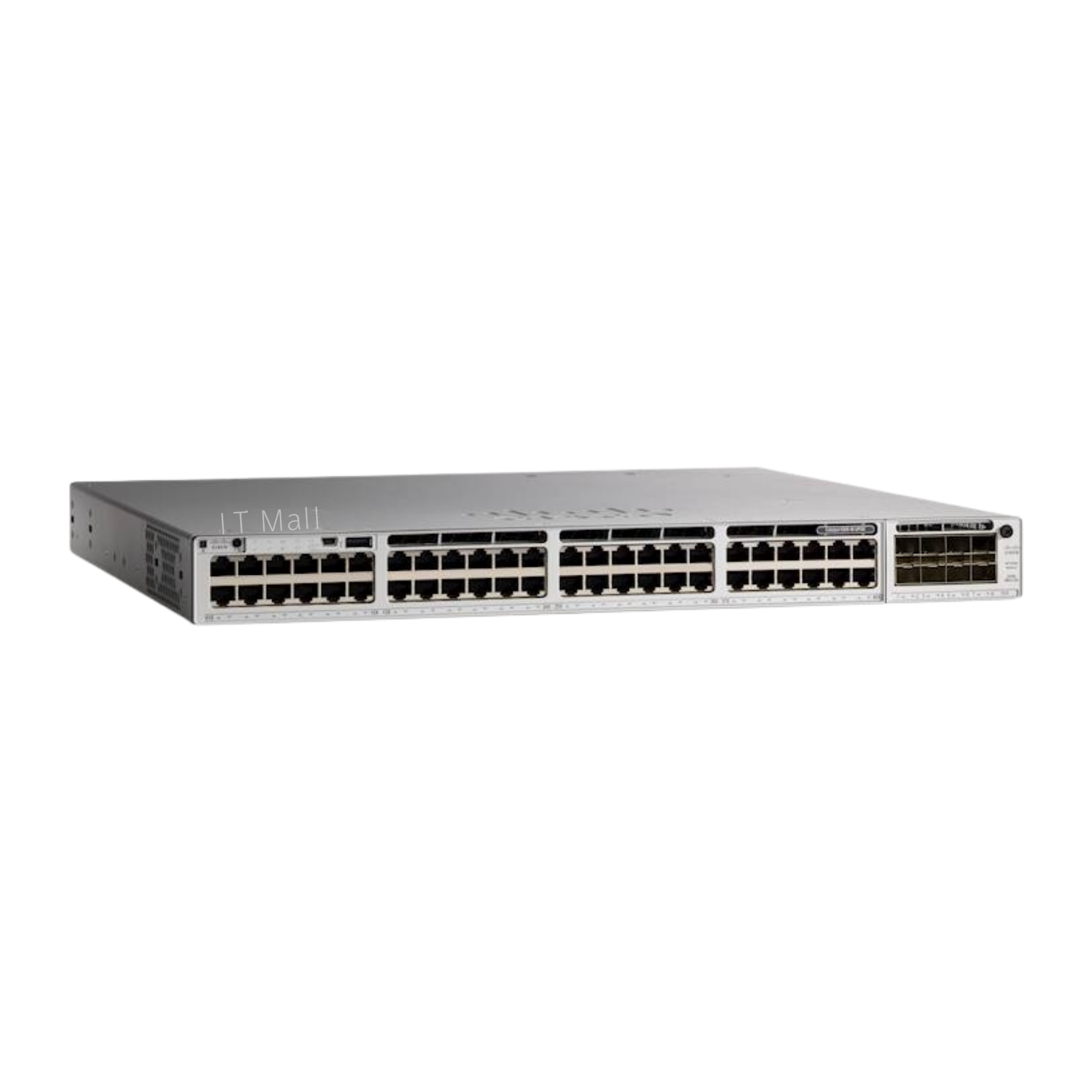 Cisco C9300-48H-A front panel view