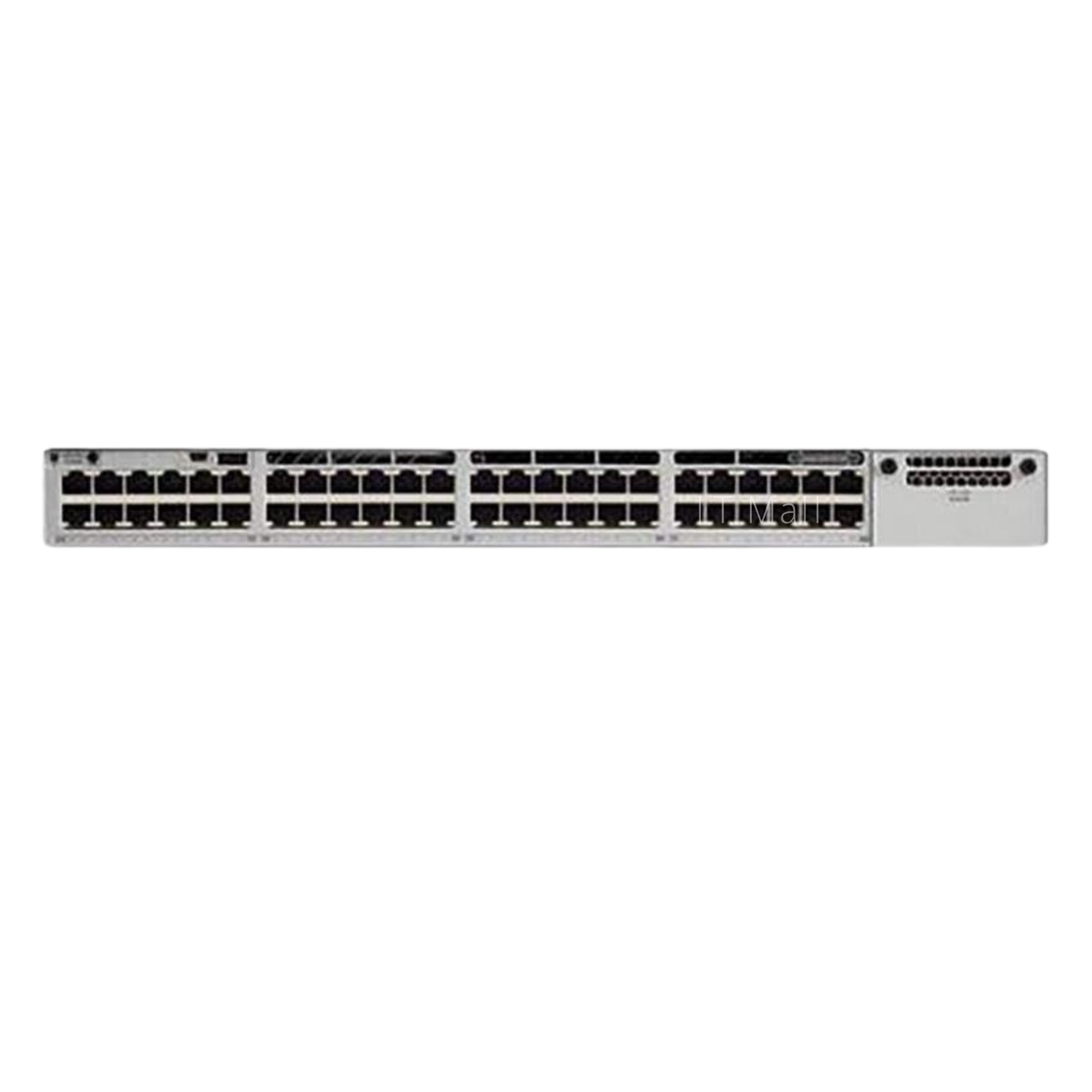 Cisco C9300-48P-E front panel view