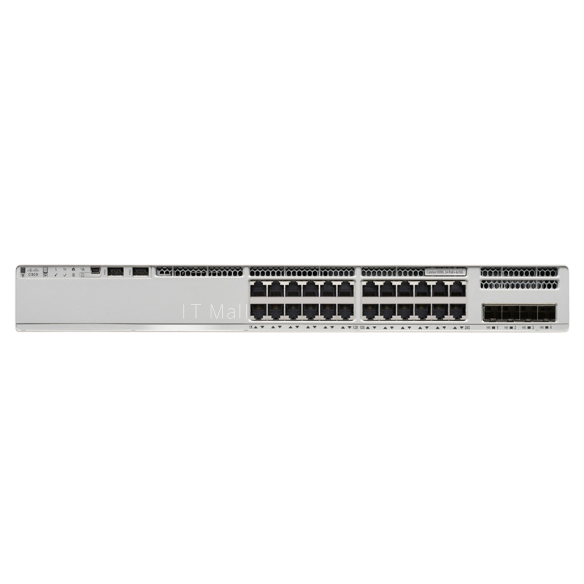 Cisco C9300L-24P-4X-E front panel view