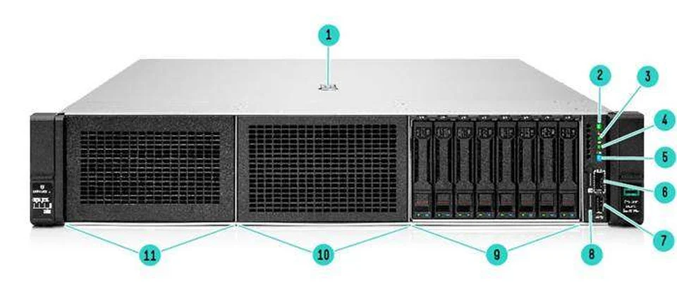 HPE P54204-B21 front panel view