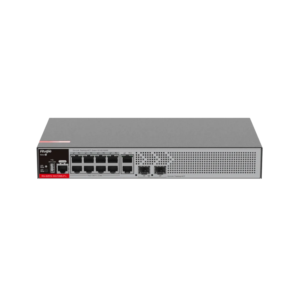 Ruijie RG-S2915-10GT2MS-P-L product hardware view