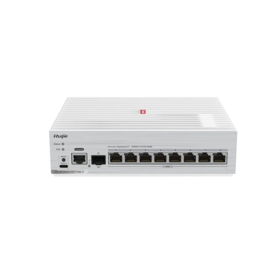 Ruijie RG-SF2920-8GT2MG2XS product hardware view