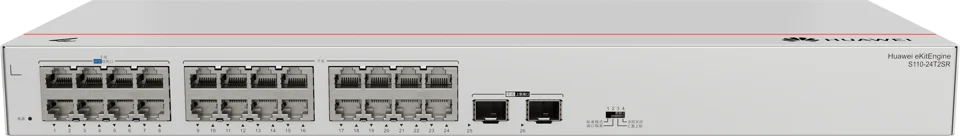 Uncategorized S110-24T2SR front and top chassis view