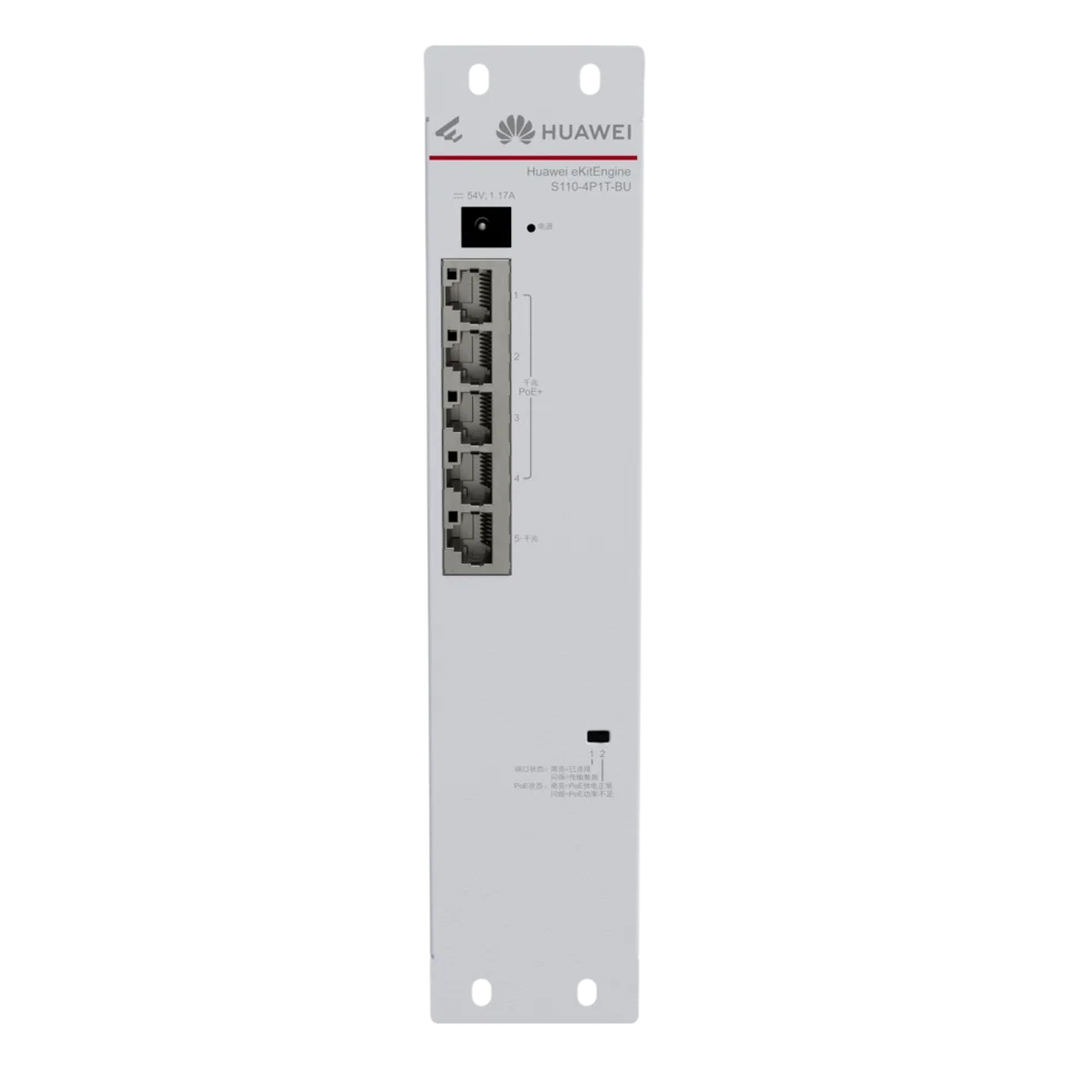 Uncategorized S110-4P1T-BU front and top chassis view