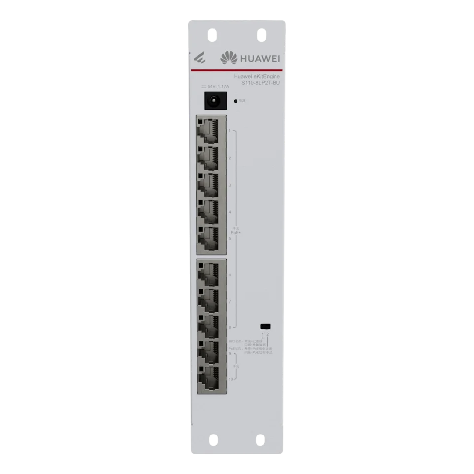 Uncategorized S110-8LP2T-BU front and top chassis view