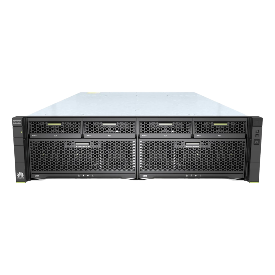 Huawei OceanStor Dorado6000 V3 front and top chassis view