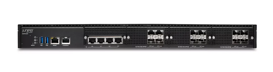 Juniper SSR1500-CHAS front panel view