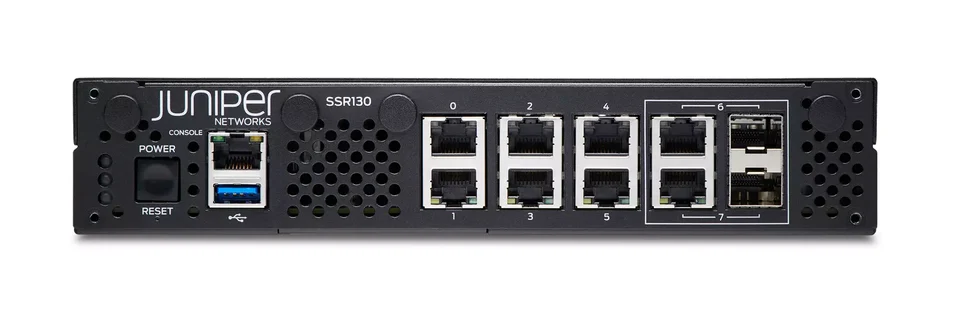Juniper SSR130 front panel view