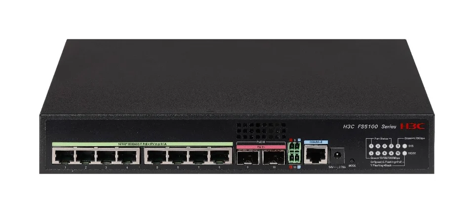 H3C LS-FS5100-8P2RX-EI Ethernet Switch