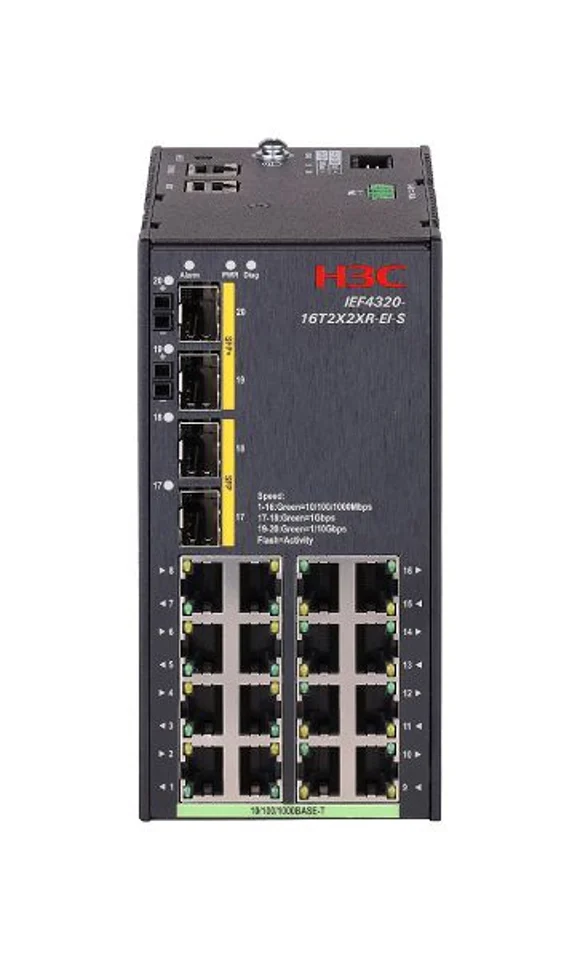 H3C LS-IEF4320-16T2X2XR-EI-S-DC Ethernet Switch