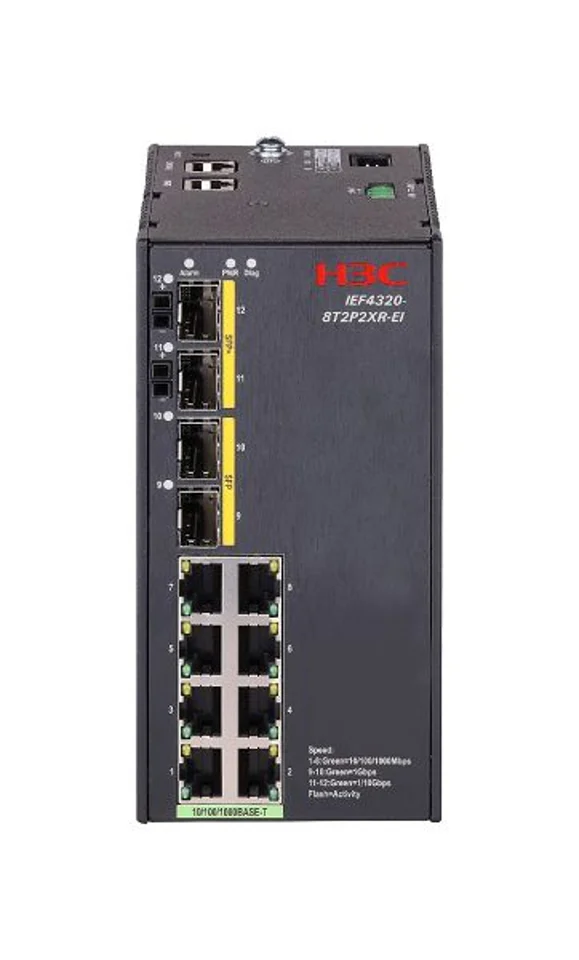 H3C LS-IEF4320-8T2P2XR-EI-DC Ethernet Switch