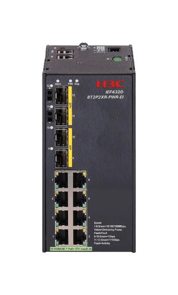 H3C LS-IEF4320-8T2P2XR-PWR-EI-DC Ethernet Switch